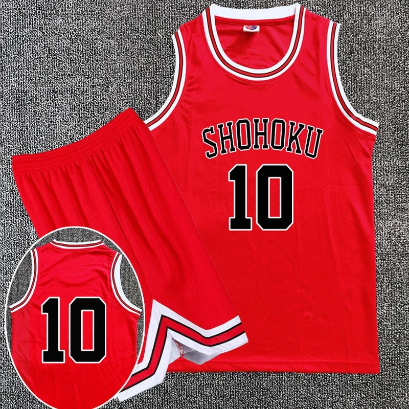 Slam dunk cosplay Jersey Sakura AGI Hanamichi Kaede Rukawa cosplay costume jersey vest basketball uniform Halloween costumes js1