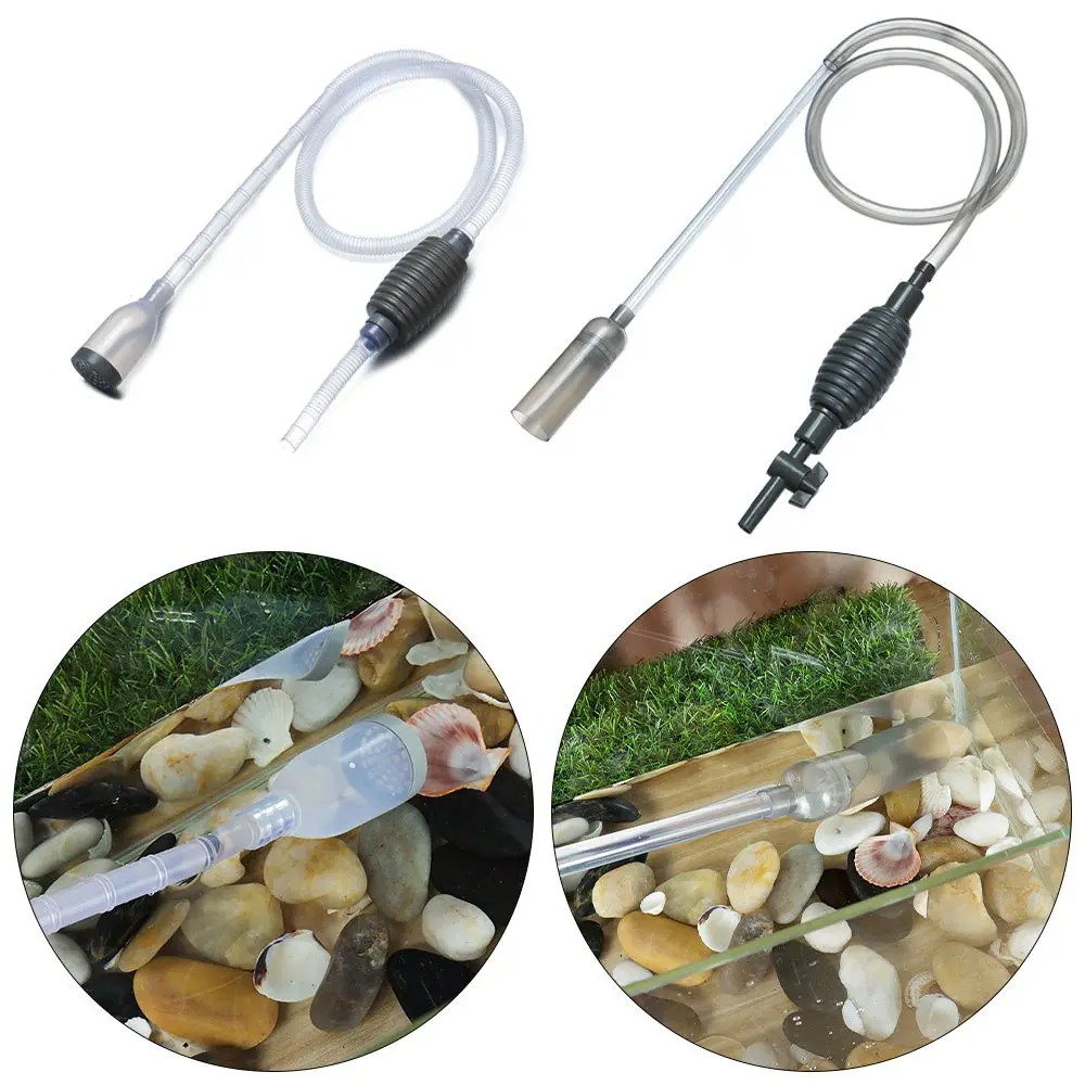 Fish Tank Water Changer Aquarium Gravel Cleaner Syphon Vacuum Water Changer Pump Siphon Hose Cleaning Accessories