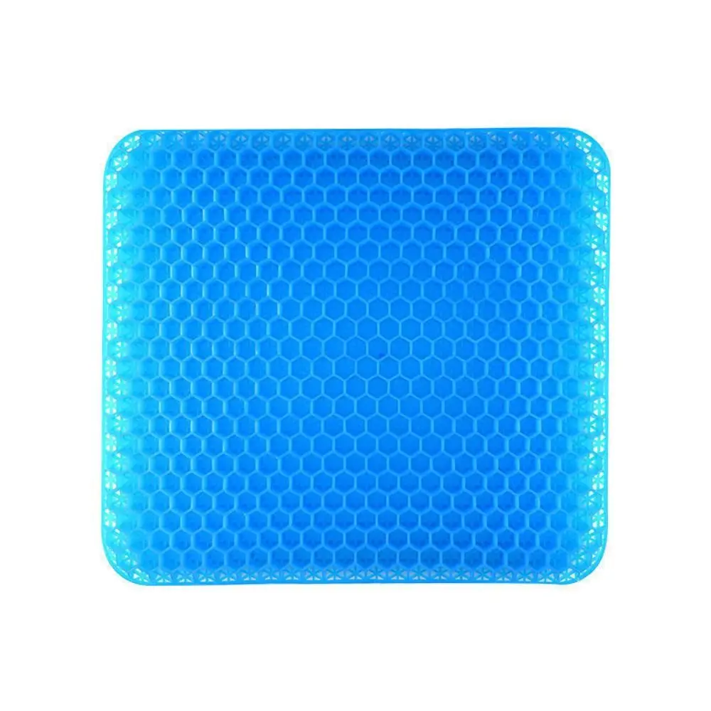 

New Cooling Seat Cushion Gel Honeycomb Breathable Ice Cushion Silicone Car Seat Pad for Long Sitting Lumbar Support Pain Relief
