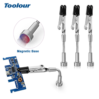 Toolour Soldering Helping Hands 4 Magnetic Universal Flexible Arm Welding Assistant PCB Clamp Third Hand Welding Repair Tools