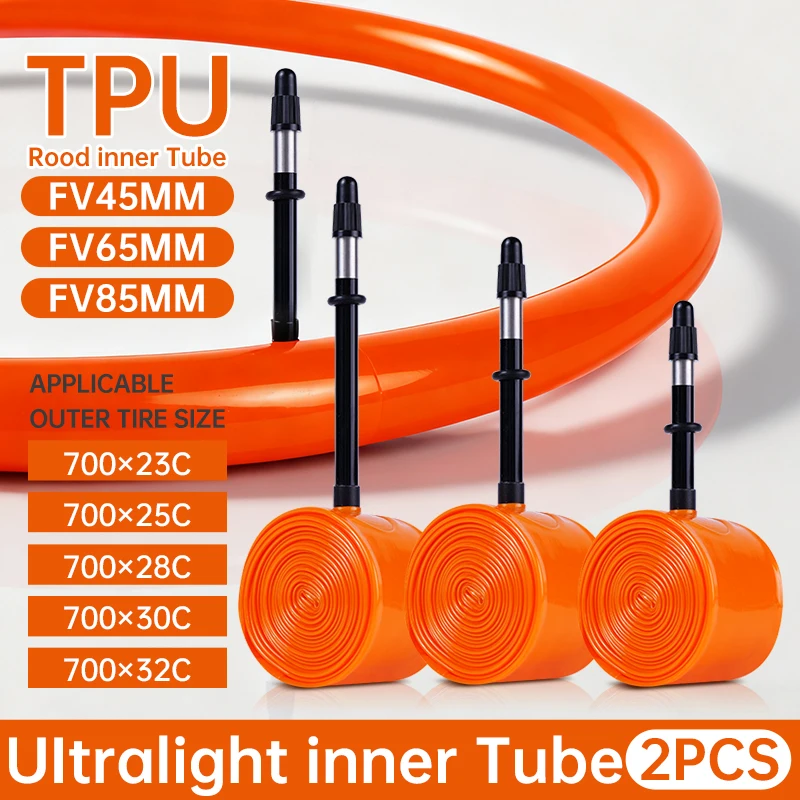 TPUロードバイクインナーチューブ 700C 700x23C - Inner Tube 700C のレビューと価格
