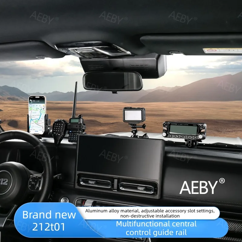 

AEBY For BAIC 212 T01 Universal Dashboard Phone Holder Multifunctional GPS,Anti-slip, adjustable and stable,Accessories