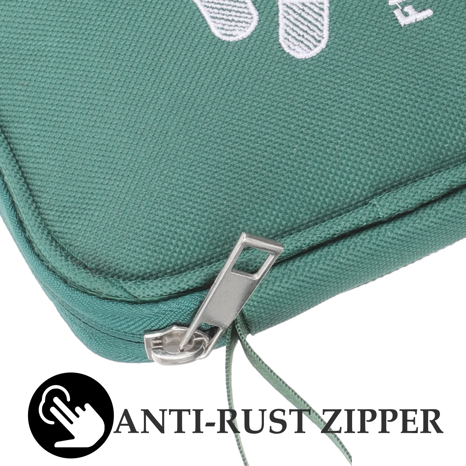 Piccola borsa per medicinali portatile Durevole organizzatore di stoccaggio di pronto soccorso Chiusura con cerniera Custodia medica da viaggio di emergenza Borsa per medicinali