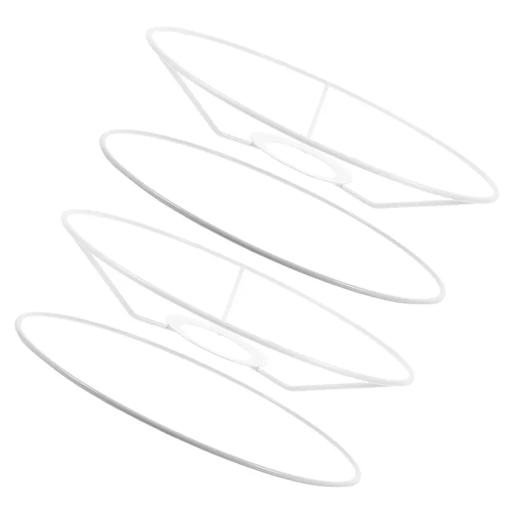 

2 комплекта прочных железных кольцевых рамок для абажуров, для самостоятельной сборки, для дома, ресторана, кофейни, подвесных и потолочных светильников