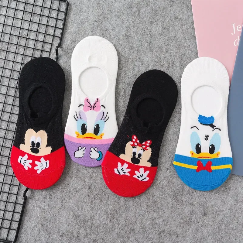 summer Casual Cute women Socks animal Cartoon Mouse Duck socks Cotton invisible funny socks size 35-41Dropshipping