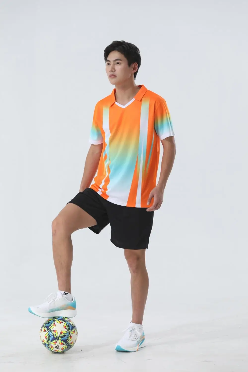 

Fanceey Soccer Jersey Set for Men Kids Quick Drying Breathable Man Children Training Football Uniform Set Sports Race