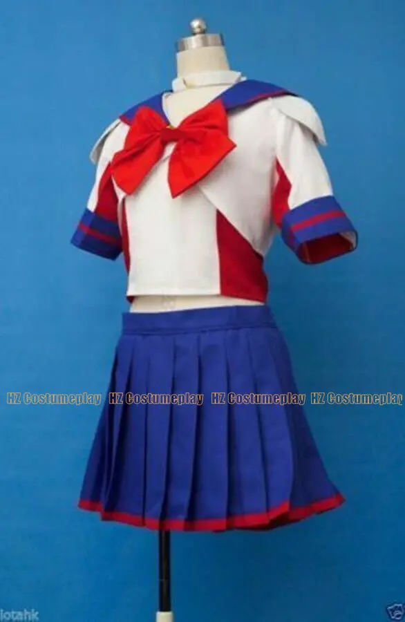 Anime Sailor V uniforme Costume Cosplay personalizzato di qualsiasi dimensione spedizione gratuita