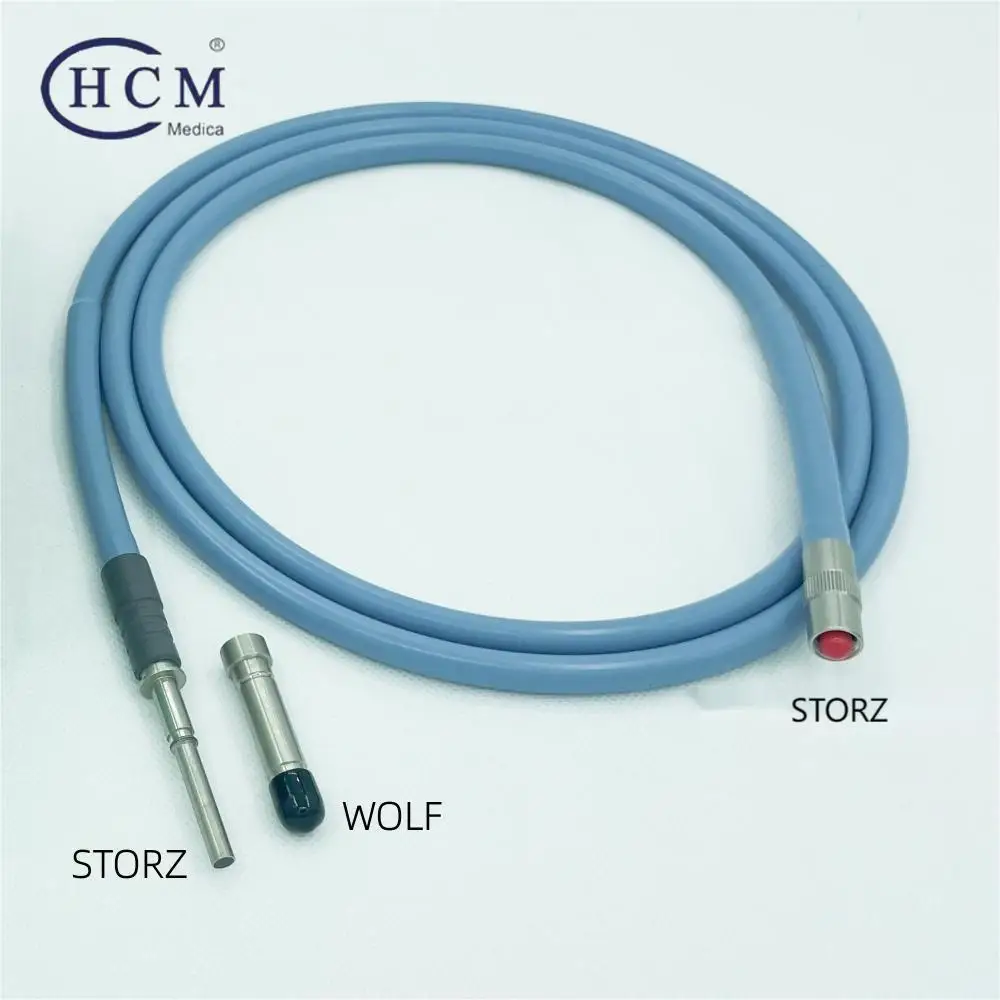 4mm Fiber Optic Cable Endoscope Flexible Light Guide Silicone Tube Cable Bundle