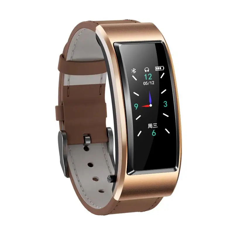 New New Smart Bluetooth Call Bracelet Headset Is A Two-in-one Heart Rate Blood Oxygen Monitoring Pedometer Sports Watch Band