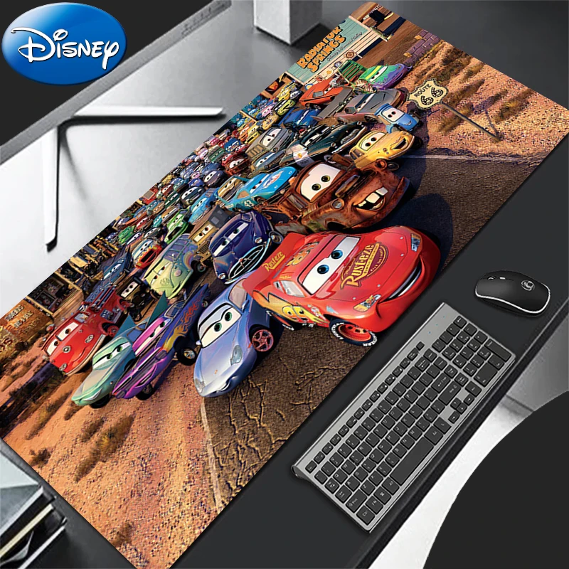 마우스 패드 노트북 게임 액세서리 키보드 패드 디즈니 레드 카즈 애니메이션 마우스패드 PC 라이트닝 맥퀸 귀여운 확장형 데스크 매트