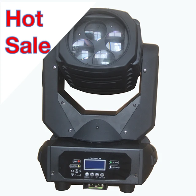 Hot Selling Special effects 4PCS*25W RGBW White LED wedding stage lighting cabeza movil led beam DMX moving head lights