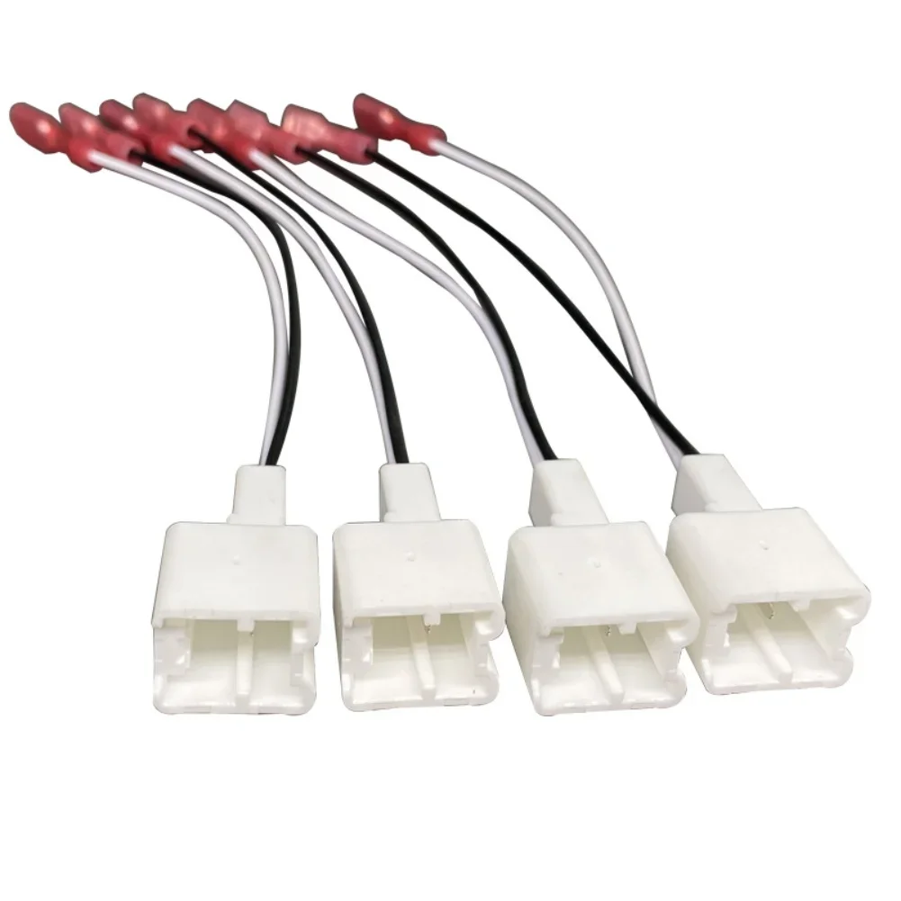 4x Wiring Harness Connector For Nissan 2004-2019 For Infiniti 2006-2018 Speaker Wiring Harness Connector Cable Cord Adapter