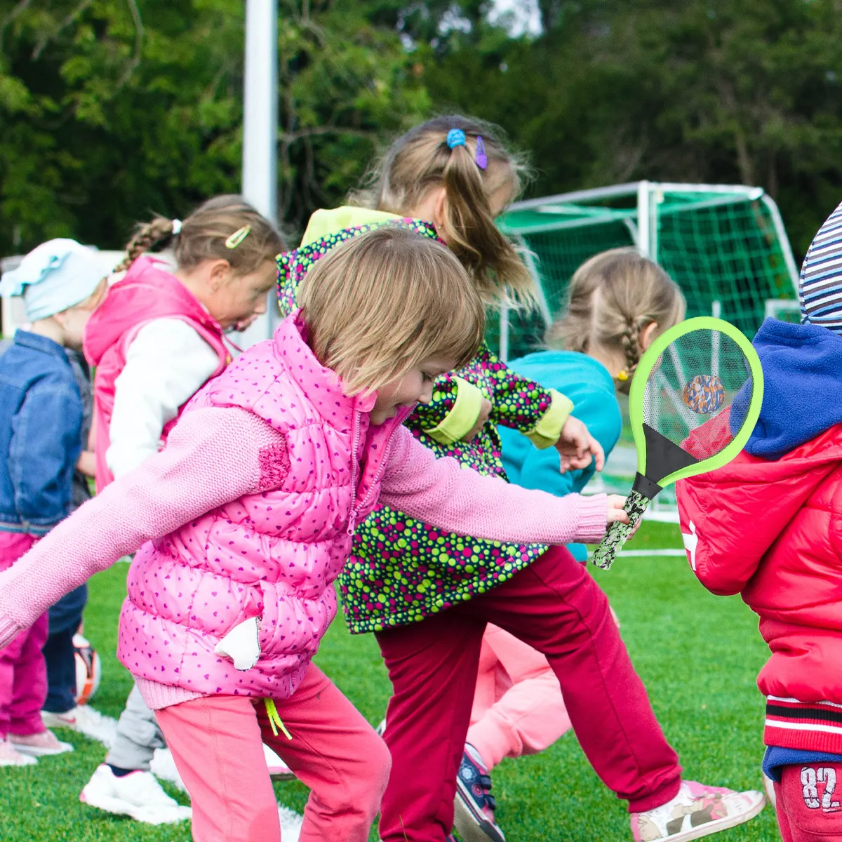 Kids Outdoor Education - 2 sets kinder tennisrackets, lichtgewicht, met