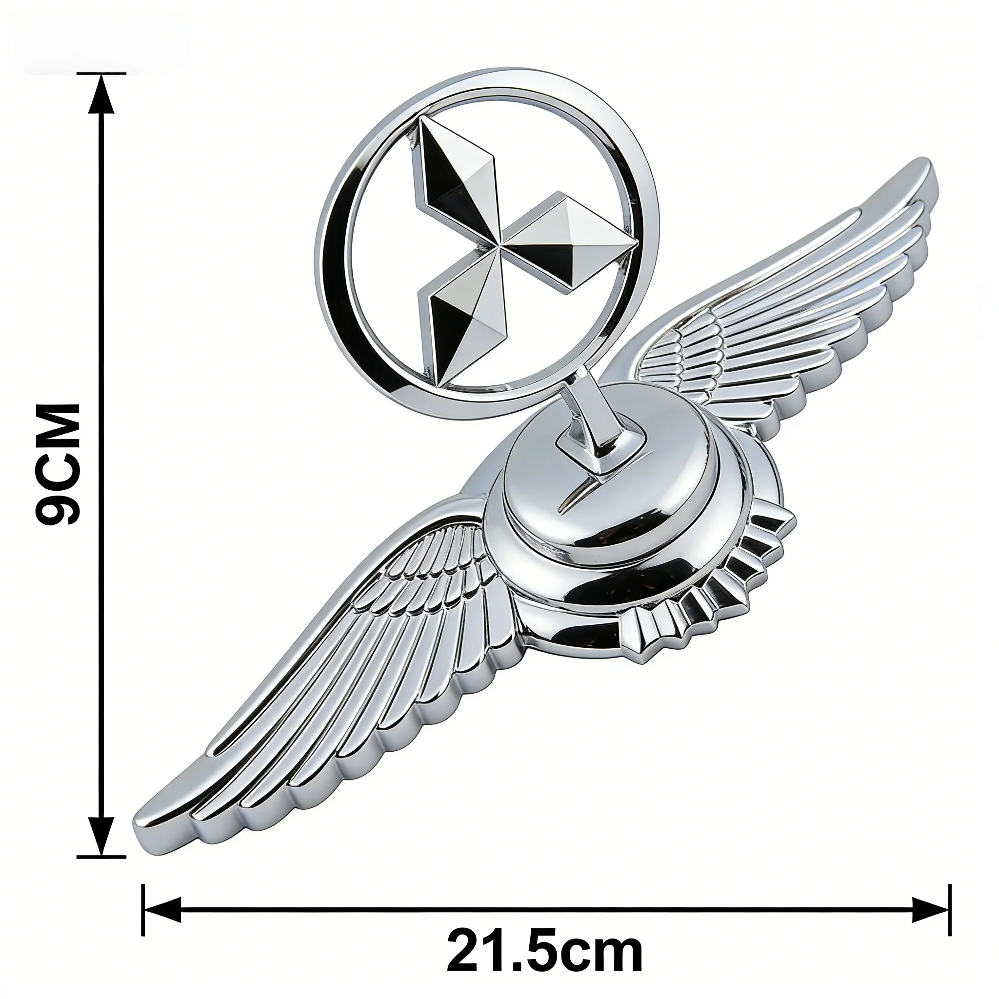 

Luxury Metal Front Grille Hood Badge for Mitsubishi Ralliart Outlander Lancer Pajero Decoration Sticker