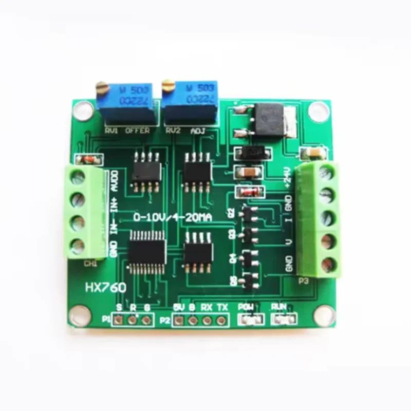 Full-bridge Load Cell Amplifier Circuit Module Electronics Scale Transmitter Weight Sensor Signal Converter 4-20mA 0-10V Out