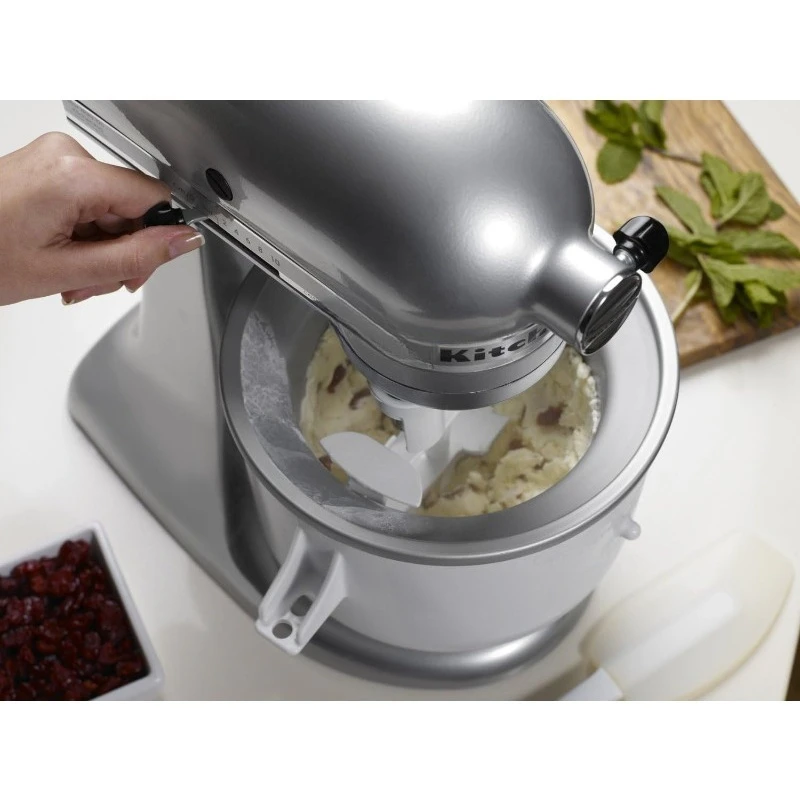 

Ice Cream Maker Attachment - Excludes 7, 8, and most 6 Quart Models, Fits 5 to 6 quart Mixers