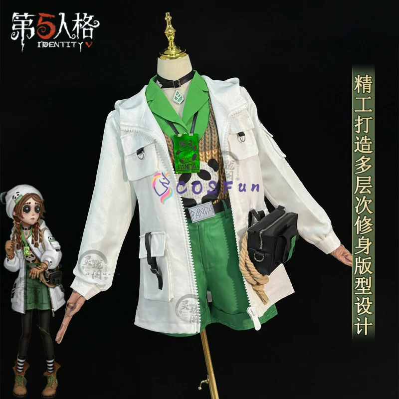 

Identity V Toy Merchant Косплей Костюм Панда Когнитивный Вдохновлятор Аксессуары Опора Униформа Аниме Игра Для Женщин Аниме Ролевые Игры
