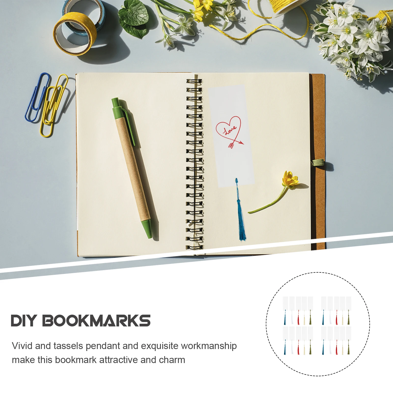 

20 set Acrylic Bookmark Blanks Set Lightweight Diy Craft Book Marker For Readers Students Graduates Decorative Page Holder With