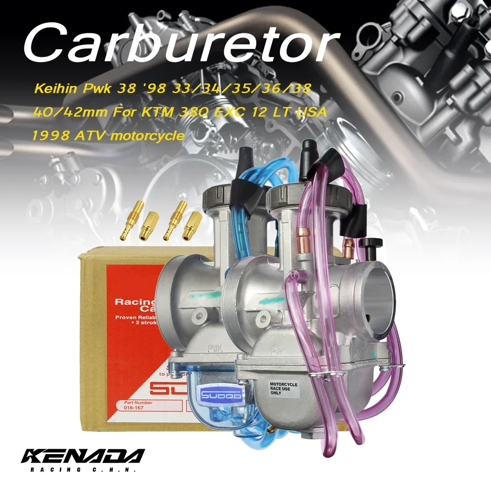 Racing Carburetor Keihin Pwk 38 '98 33/34/35/36/38/40/42mm For KTM 380 EXC 12 LT USA 1998 ATV motorcycle