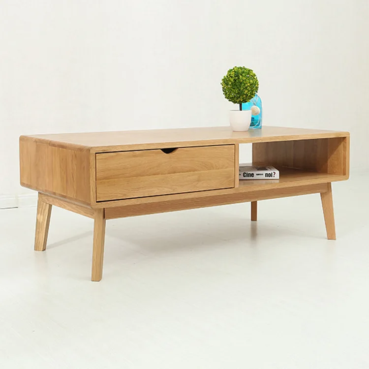 Nordic style practical coffee table simple modern small apartment living room household rectangular creative coffee table