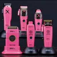 MRD Molda Machine Royal Pink Series Hair Clipper Trimmer Vector Motor 115000 Speed Hair Stylist High Quality Hair Clipper