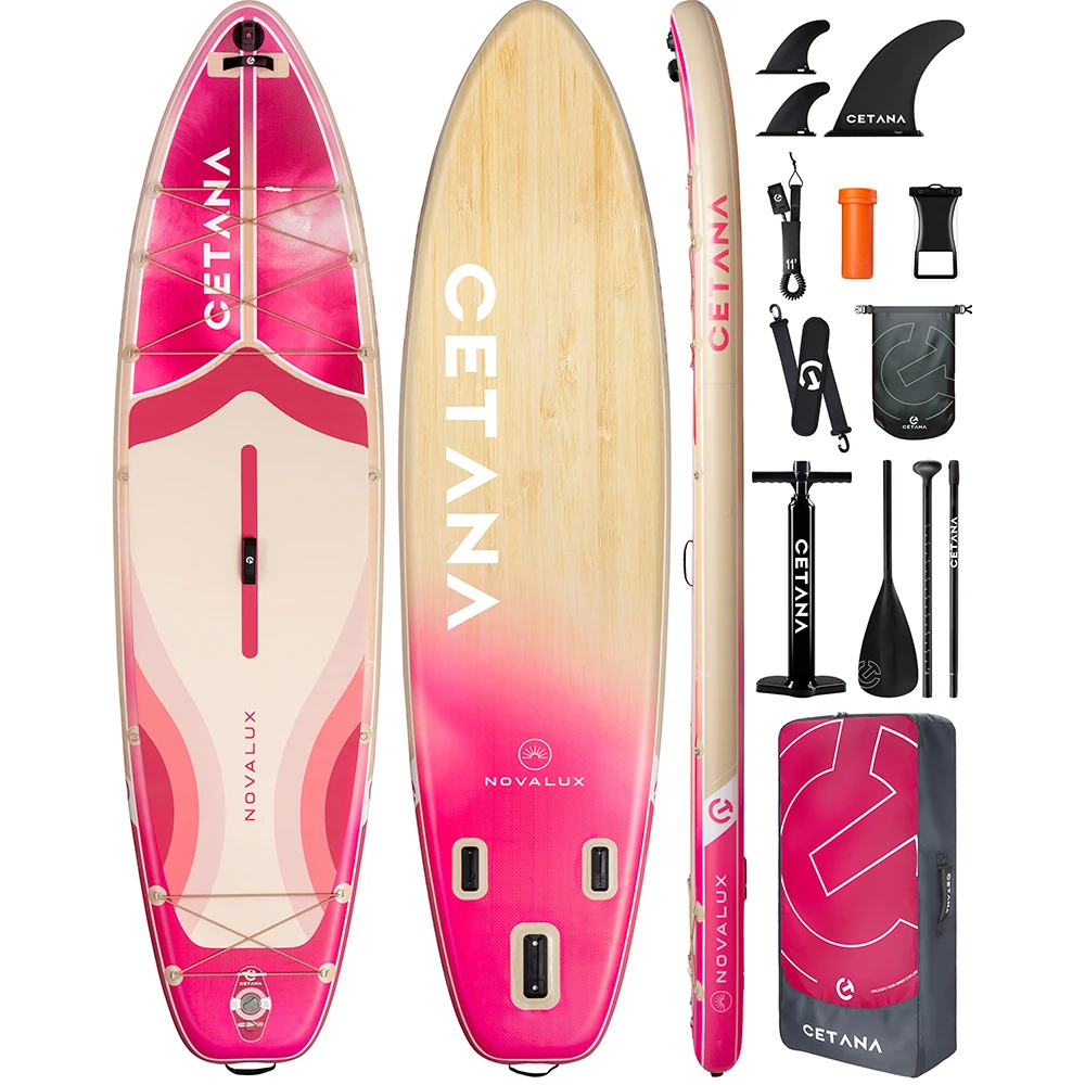 

CETANA SUP Waterproof Inflatable Paddle Board 11'6'x35'x6' Standing Style Aquatic With Fishing Accessories SUB Board