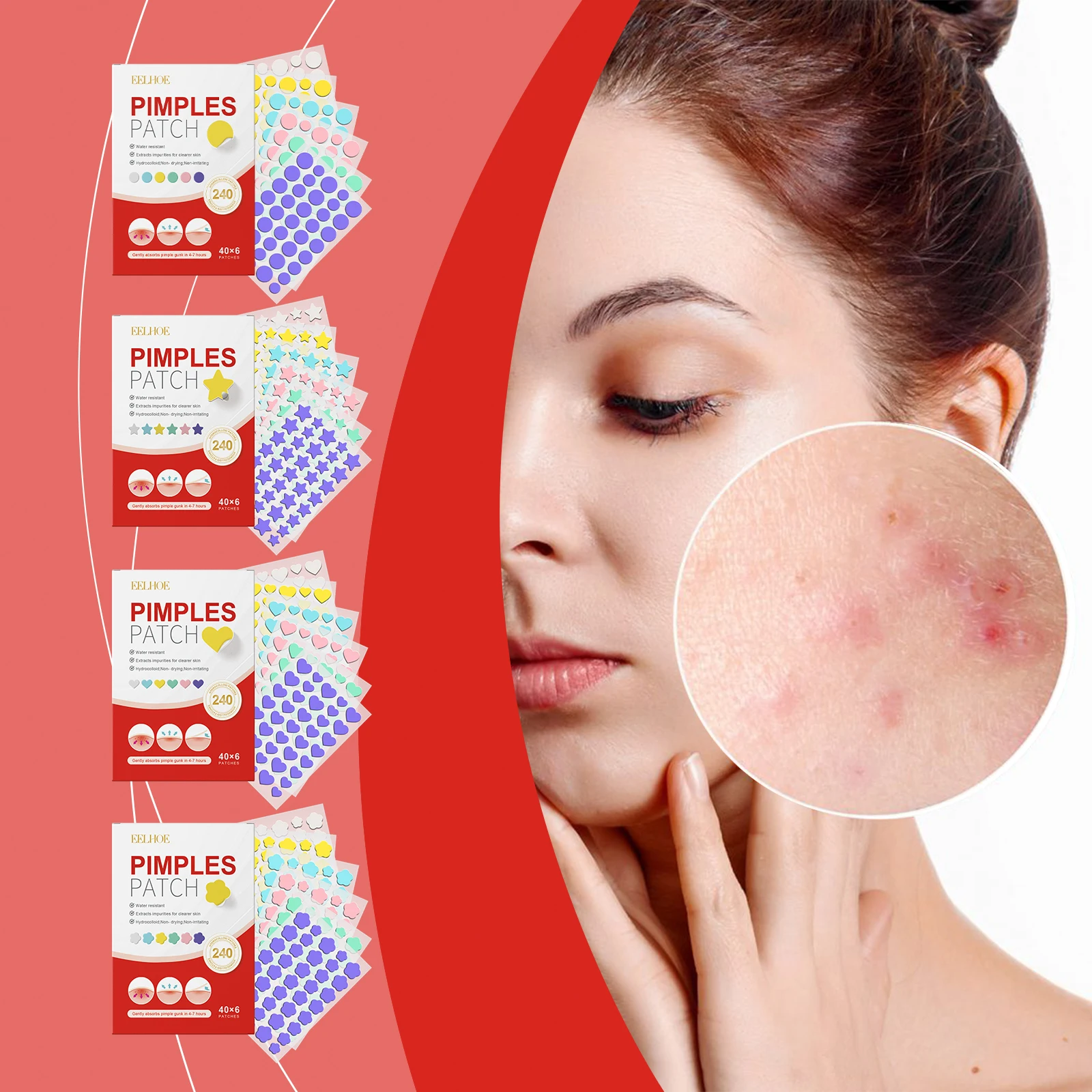 : Adesivo para acne/espinhas