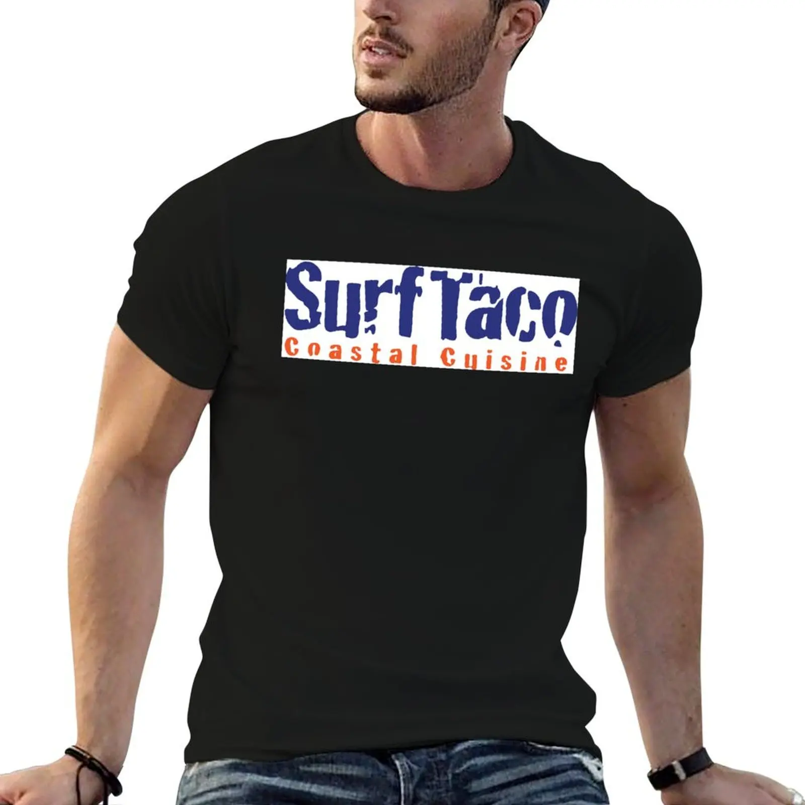 Surf Taco Costal Cuisine T-Shirt sublime graphic tee shirt kawaii clothes oversizeds T-shirt men