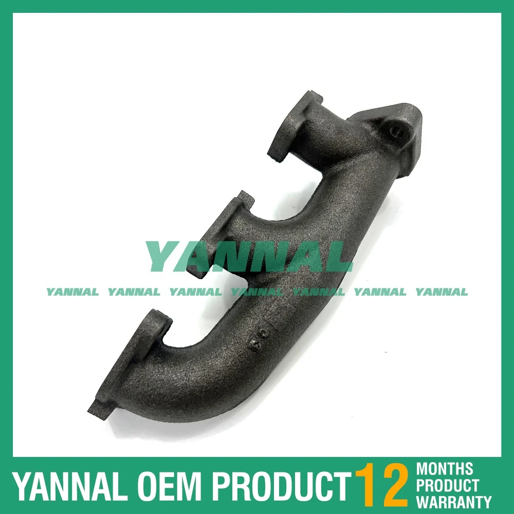 مشعب العادم 16670-12310 لأجزاء محرك الحفارة Kubota D1803 #6