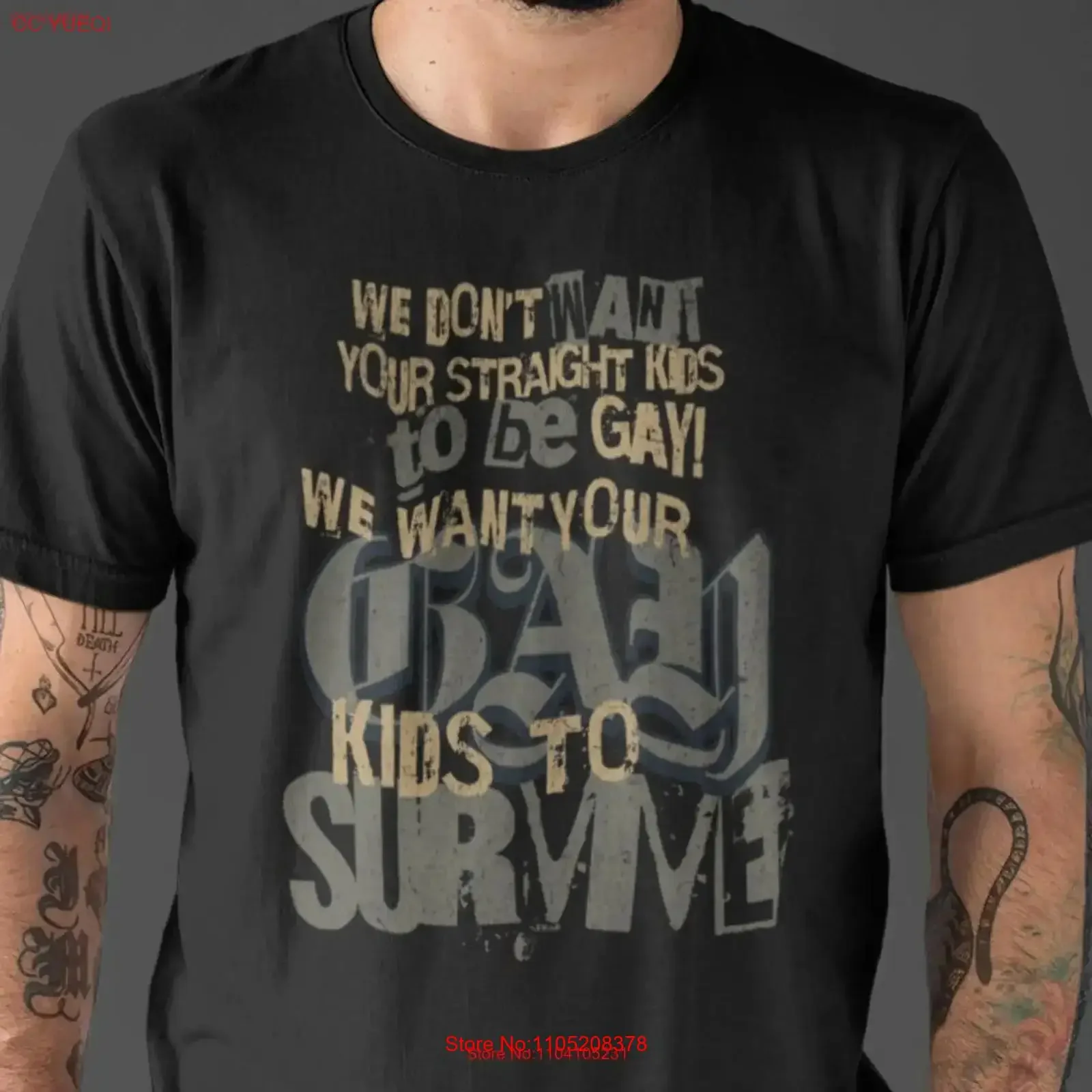 للجنسين LGBT حماية عبر نحن لا نريد أطفالك تي شيرت فخور إقتباس Queer مثلي الجنس مثليه سوفت ستايل خمر غسلها امتدت #1