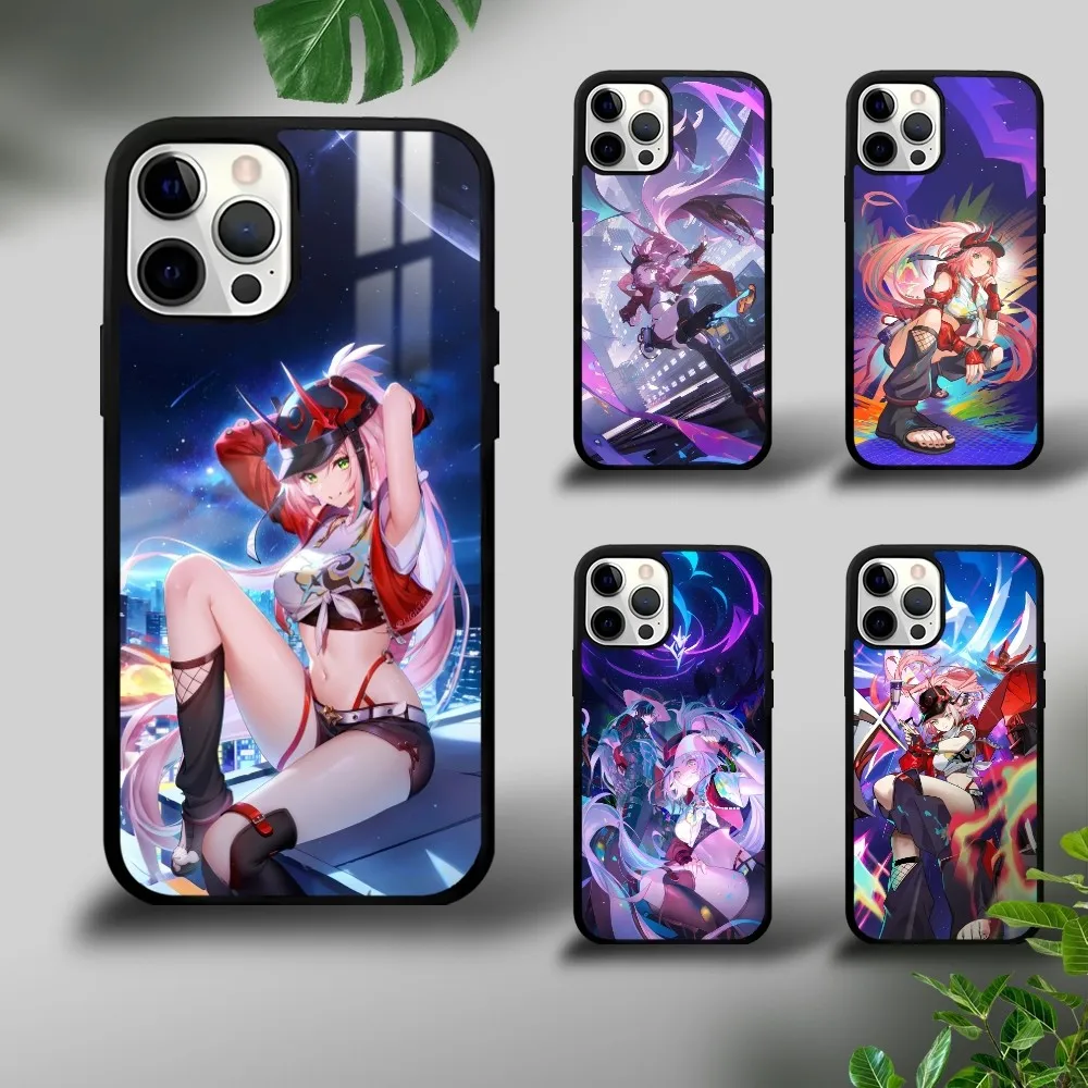 

Rappa Honkai Star Rail Phone Case For iPhone 16 15 14 13 12 11 Pro Xs Max Mini Plus Celulares Hard Funda Dropshipping