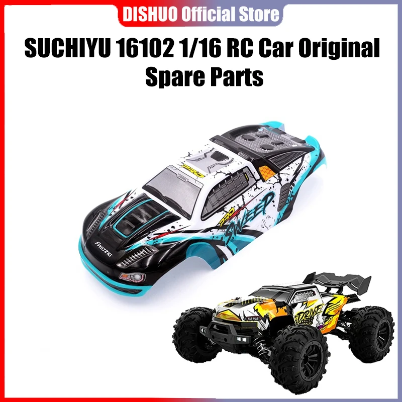 SCY-Pièces de rechange pour voiture RC, coque bleue d'origine, 16import PRO 1/16, 6214