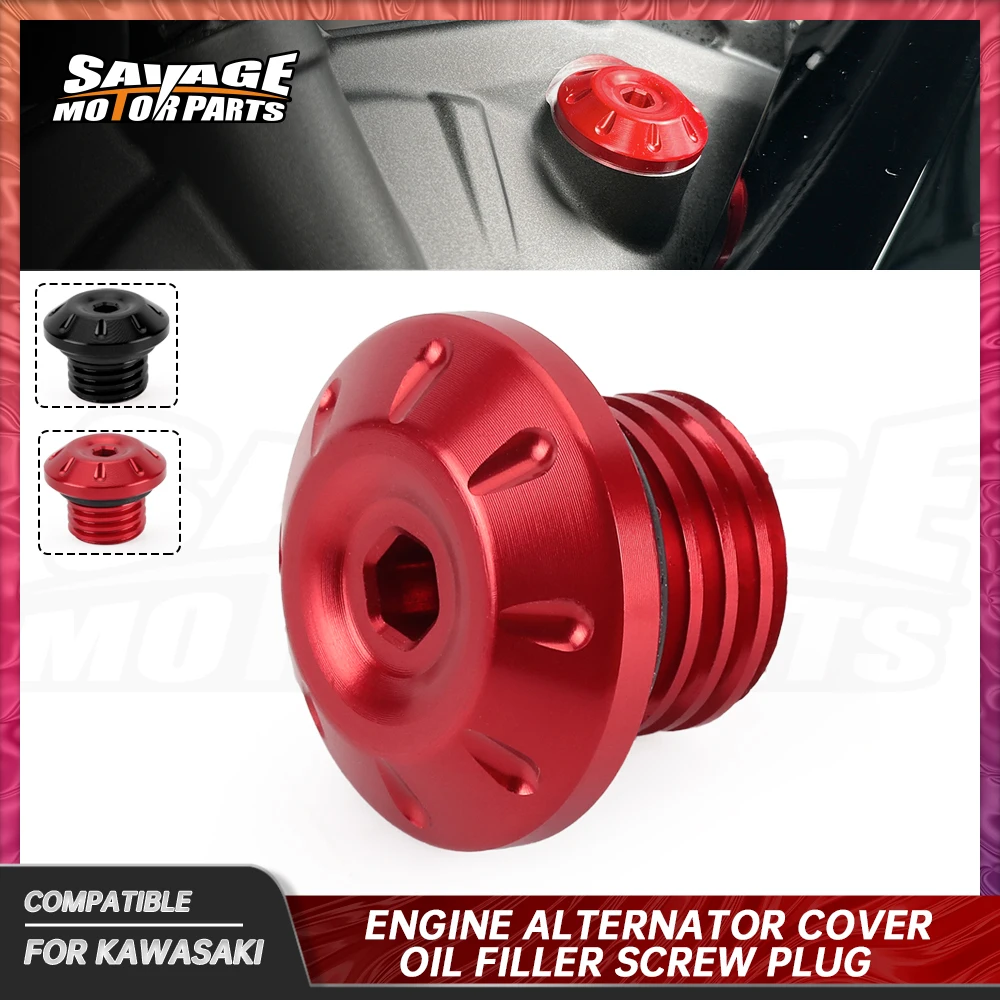 

Z900RS 2026 Engine Crankcase Cover Straight Screw For Kawasaki Z1000 Z 800 650RS 400 250 125 ER-6N ER-6F ZR400 ZX-R750 Cap Plug