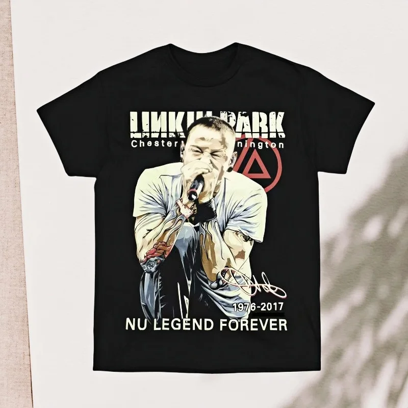 2025 بوب روك باند مطبوعة الأوروبية والأمريكية القطن تي شيرت الرجال والنساء ملابس علوية فضفاضة مريحة غير رسمية #3