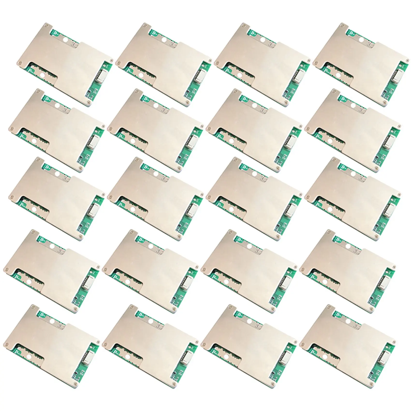 20X 4S 12V 120A BMS Li-Iron Placa de protección del cargador de batería de litio con equilibrio de batería de energía