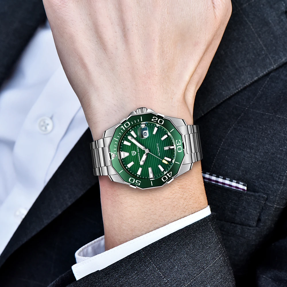 العلامة التجارية الجديدة PAGANI DESIGN 1617 ساعات آلية رياضية عسكرية للرجال مقاومة للماء من الفولاذ المقاوم للصدأ ساعة رجالية فاخرة من أفضل العلامات التجارية #2