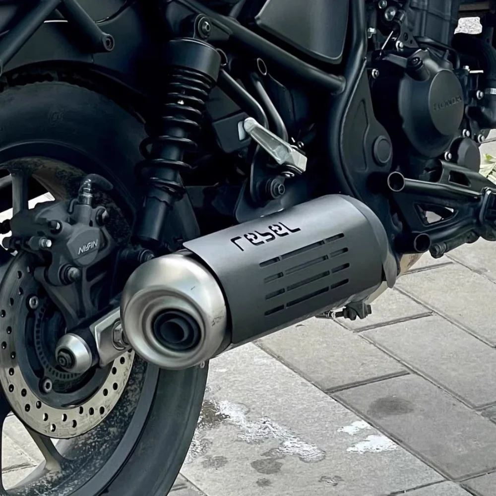 【Supreme quality】Motorcycle-specific modified exhaust pipe heat shield/heat insulation cover for Rebel CMX300 500