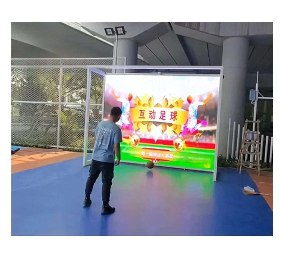 

Интерактивный футбольный тренажер Kinect Sports Dribbleup: Проекционная AR-игра для пола, интерактивный футбольный симулятор