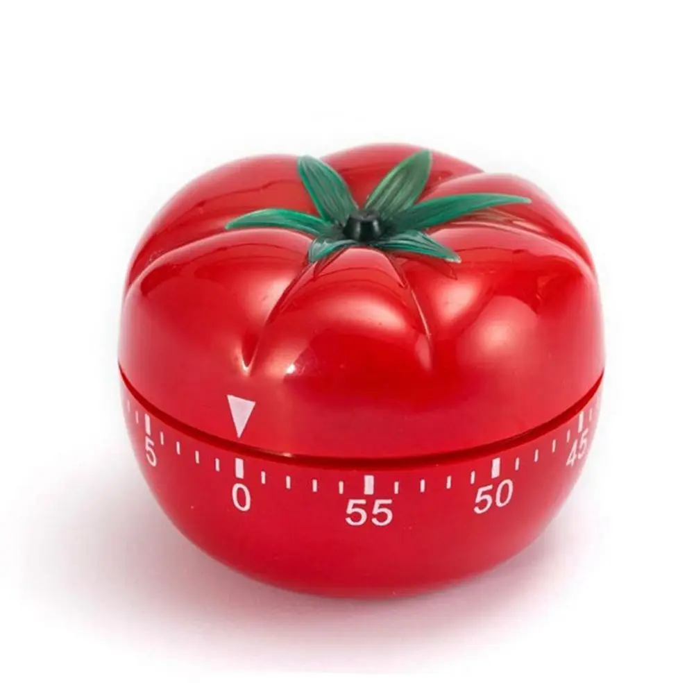 Kitchen Craft Mechanical Wind Up 60 Minutes Timer 360 Degree Rotating Tomato Shape Kitchen Cooking Timer