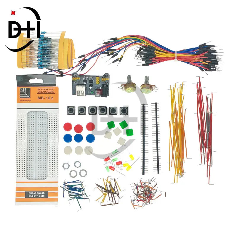 DIY Project Starter Kit For Arduino UNO R3 Kit Electronic DIY Kit Electronic Component Set With Box 830 Tie-points Breadboard