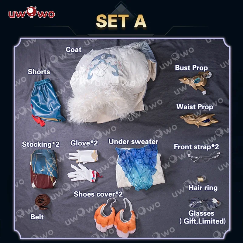 사전 판매 UWOWO 리그 오브 레전드/LOL: 오로라 마녀 토끼 챔피언 코스프레 의상 꼬리 할로윈 의상@0Z*