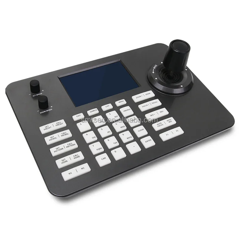 New Hi-speed 4D Joystick PTZ Control Keyboard Controller Used in CCTV Security System Support POE PTZ Cameras SKB-N407