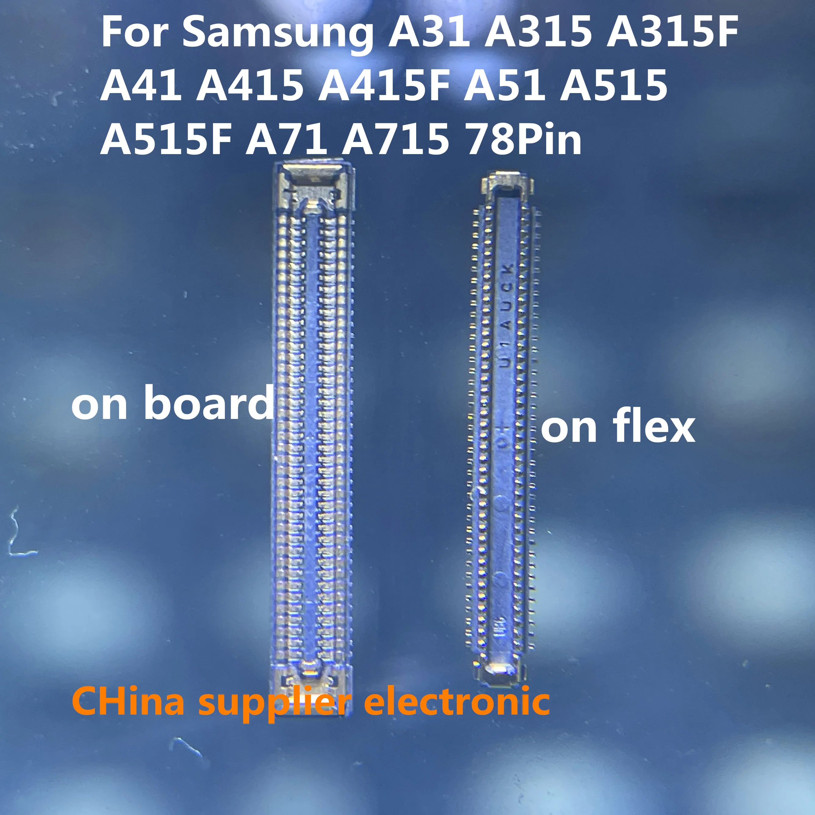 

10pcs-100pcs For Samsung A31 A315 A315F A41 A415 A415F A51 A515 A515F A71 A715 USB Charging Dock FPC Connectors on Board /Flex