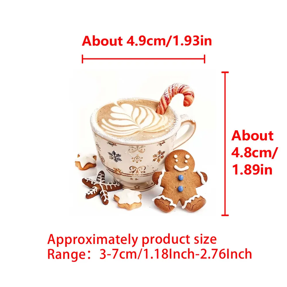 20pcs Christmas Coffee Cup Stickers Pack Varied for Kids Crafts Scrapbooking Luggage Laptop Aesthetic Decoration Graffiti Decals