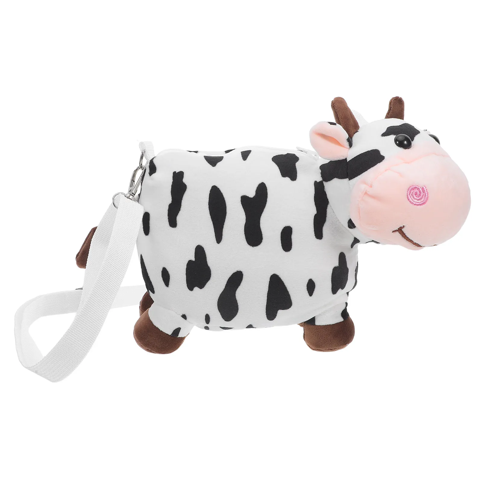 Linda Cartera de Teléfono con Diseño de Vaca, Bolso Cruzado Pequeño, Monedero para Monedas, Cartera para Teléfono Celular para Mujer, para Viajes, Compras y Fiestas