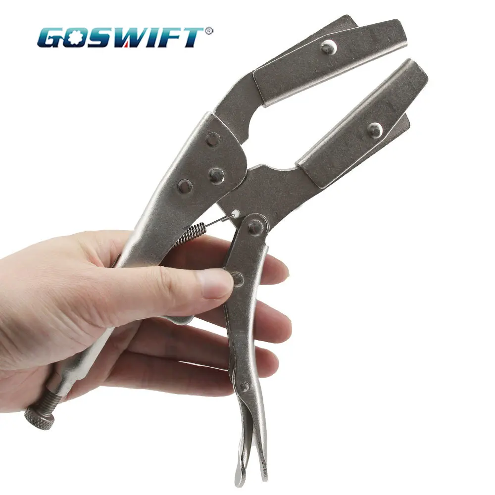 GOSWIFT 10 Inch Radiator Hose Clamping Pinch Off Locking Pliers Maximum Jaw Opening 2-1/4 in.