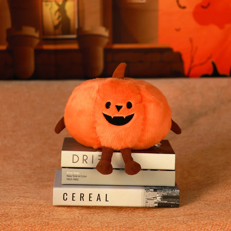 20 cm Halloween Pompoen Knuffel Gevuld Insteekende Schattige Pop Vleermuis Pompoen Tricking Pops Festival Geschenken