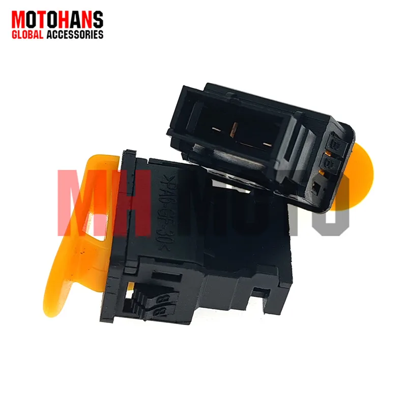 

MOTORCYCLE PARTS 2PCS 2 PIN ELECTRIC START SWITCH BUTTON STARTER SWITCH FOR GY6 MOPED SCOOTER GO KART BIZ110 SMASH110
