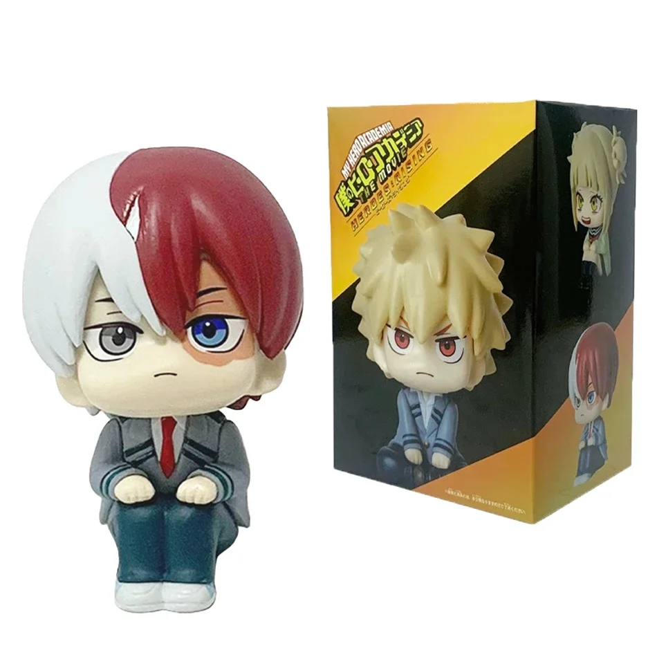 The My Hero Academia Cute Ver. Midoriya All Might Bakugou Shoto Ochaco PVC Action Figure Boku no Hero هدية دمية نموذج 8-10 سنتيمتر