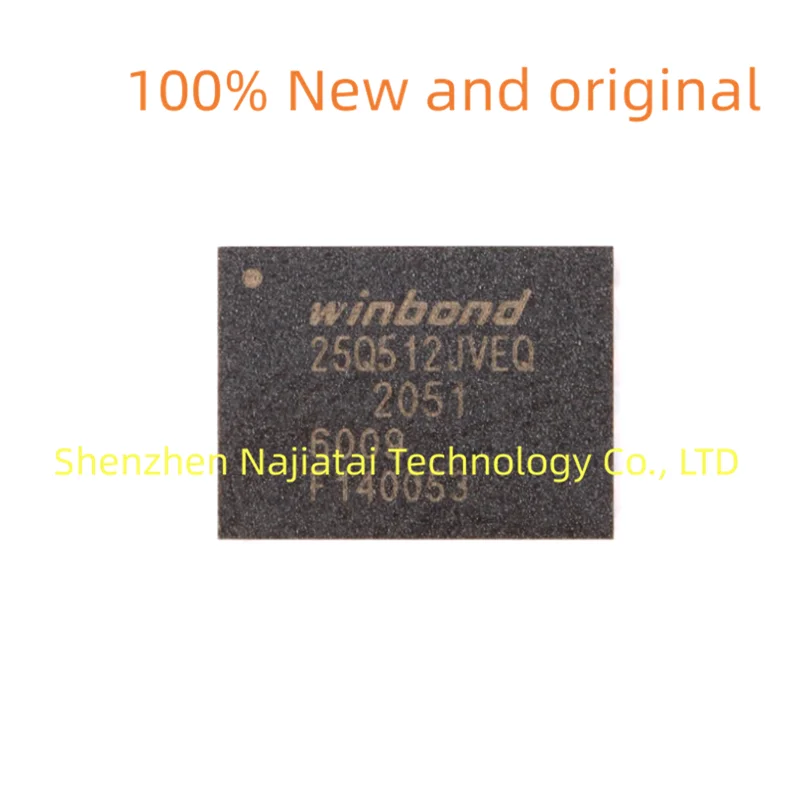 10 قطعة/الوحدة 100% جديدة ومبتكرة W25Q512JVEIQ 25Q512JVEQ WSON8 IC